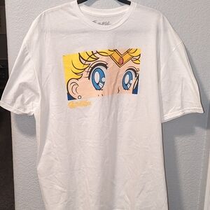 Sailor Moon Men's Officially Licensed Anime Her Eyes Graphic T-Shirt